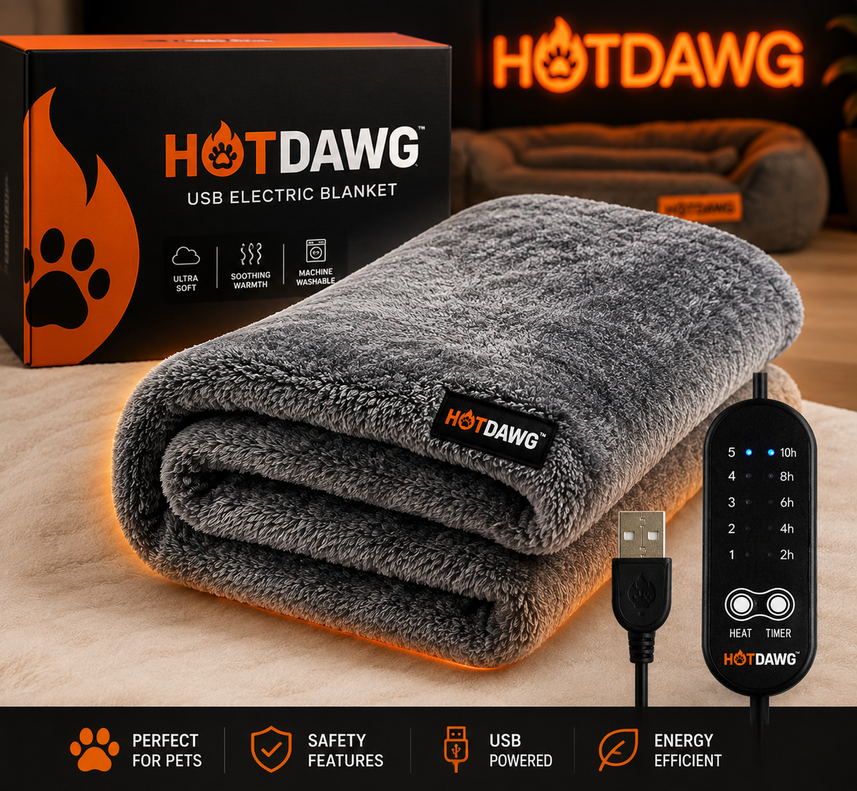 HotDawg: Owner's Heated Blanket